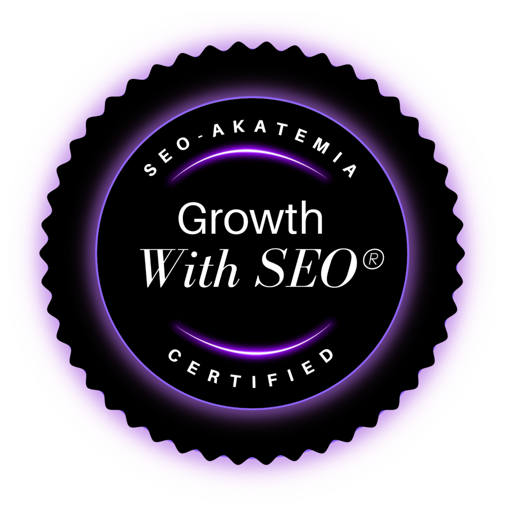 Growth with SEO-sertifikaatti.